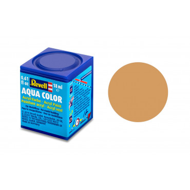 TINTA ACRÍLICA AQUA COLOR SOLÚVEL EM ÁGUA MARROM ÁFRICA FOSCO 18ML 17 REVELL REV 36117